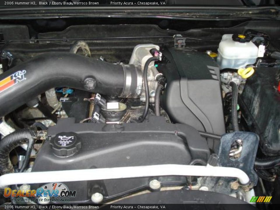 2006 Hummer H3 Black / Ebony Black/Morroco Brown Photo #25