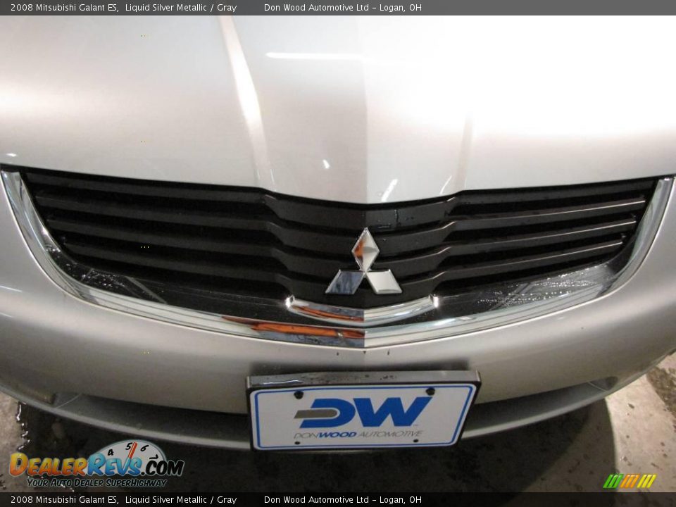 2008 Mitsubishi Galant ES Liquid Silver Metallic / Gray Photo #5