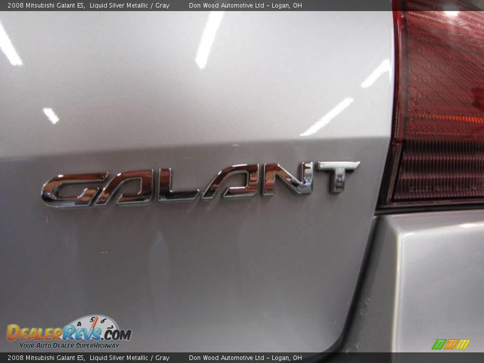 2008 Mitsubishi Galant ES Liquid Silver Metallic / Gray Photo #7
