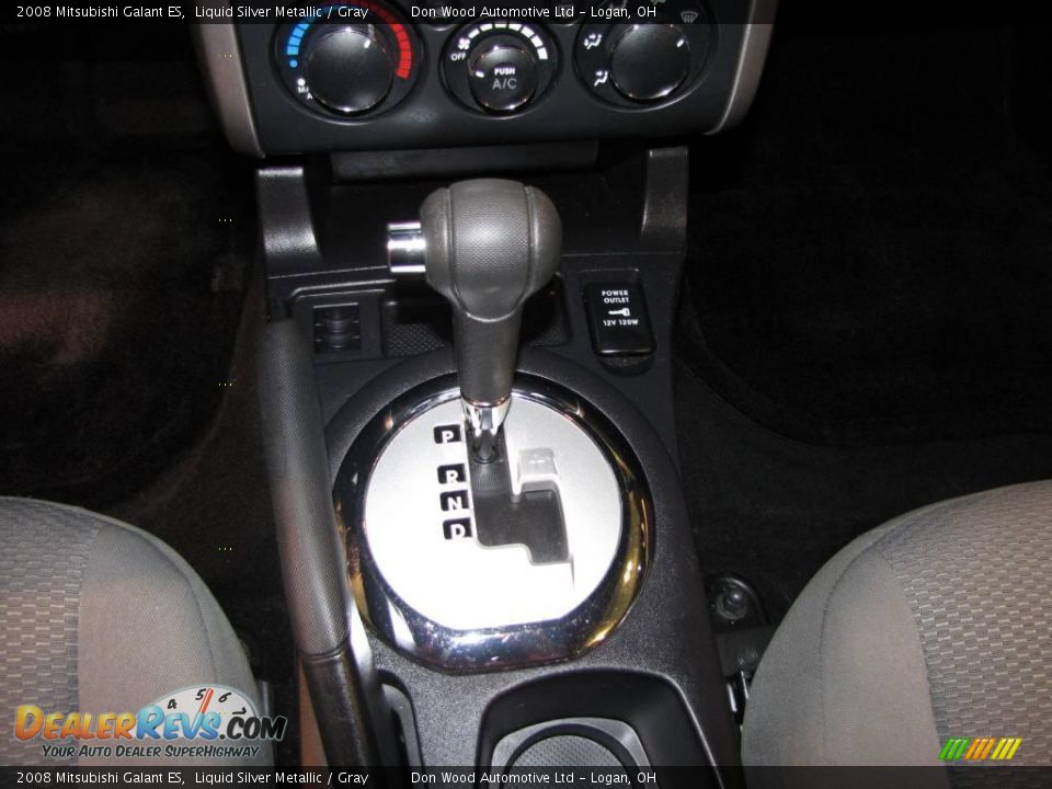 2008 Mitsubishi Galant ES Liquid Silver Metallic / Gray Photo #10