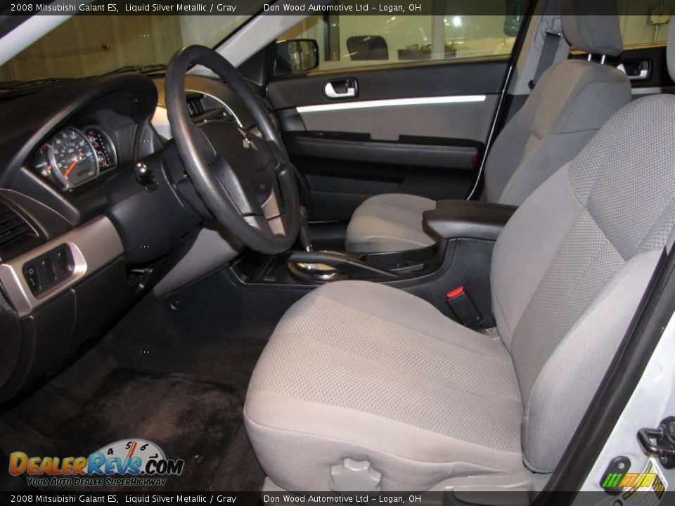 2008 Mitsubishi Galant ES Liquid Silver Metallic / Gray Photo #11