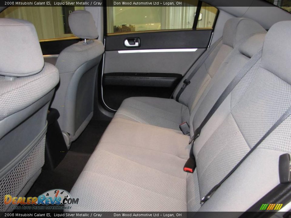 2008 Mitsubishi Galant ES Liquid Silver Metallic / Gray Photo #13