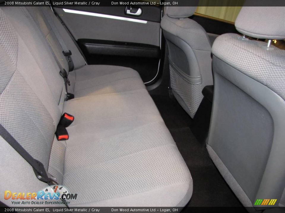2008 Mitsubishi Galant ES Liquid Silver Metallic / Gray Photo #14