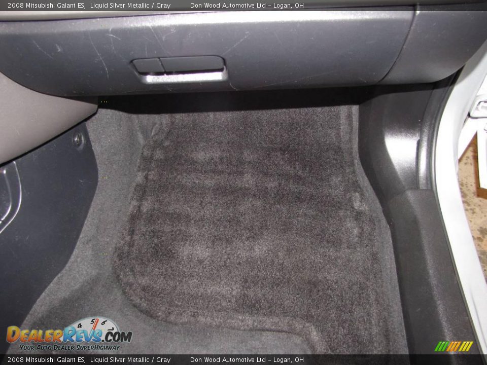2008 Mitsubishi Galant ES Liquid Silver Metallic / Gray Photo #15
