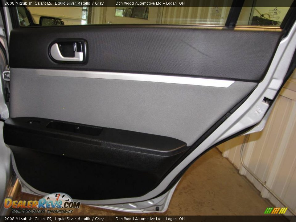 2008 Mitsubishi Galant ES Liquid Silver Metallic / Gray Photo #16