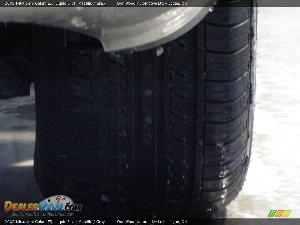 2008 Mitsubishi Galant ES Liquid Silver Metallic / Gray Photo #20
