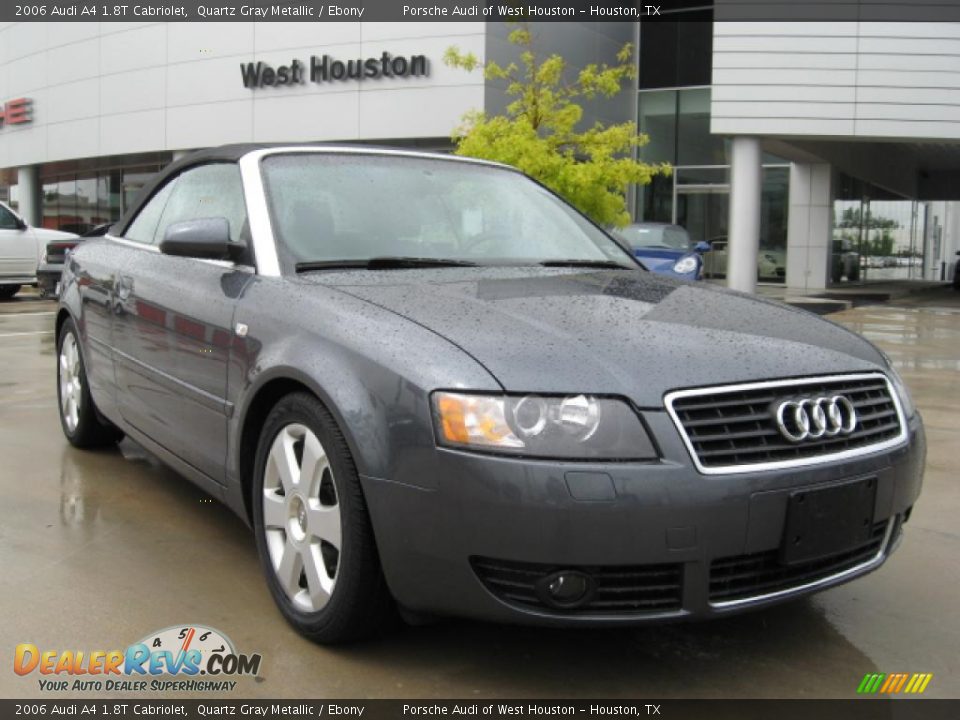 2006 Audi A4 1.8T Cabriolet Quartz Gray Metallic / Ebony Photo #1