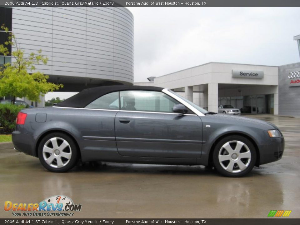 2006 Audi A4 1.8T Cabriolet Quartz Gray Metallic / Ebony Photo #2
