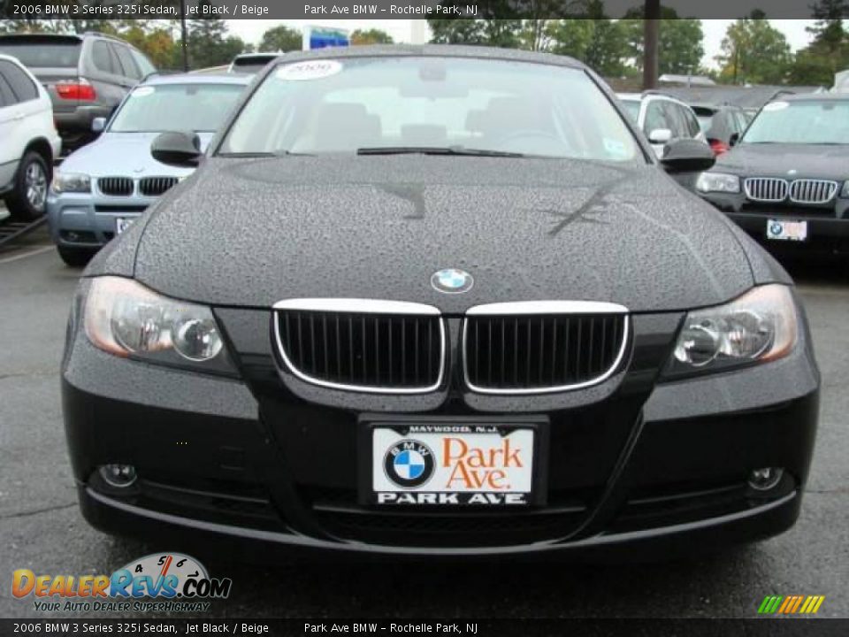 2006 BMW 3 Series 325i Sedan Jet Black / Beige Photo #3