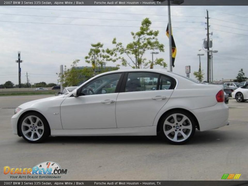 2007 BMW 3 Series 335i Sedan Alpine White / Black Photo #6
