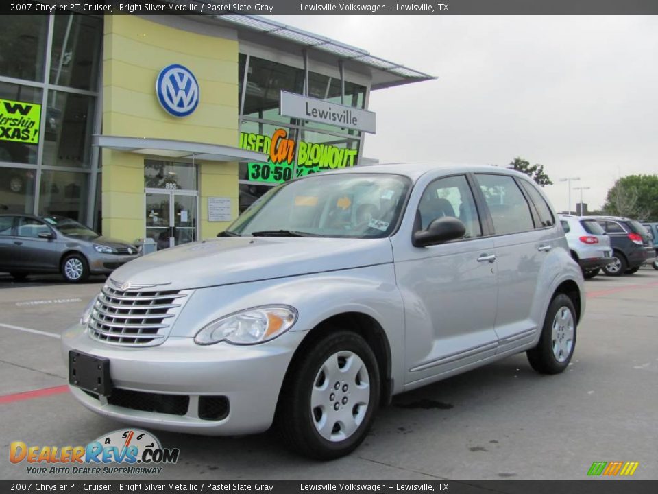 2007 Chrysler PT Cruiser Bright Silver Metallic / Pastel Slate Gray Photo #1