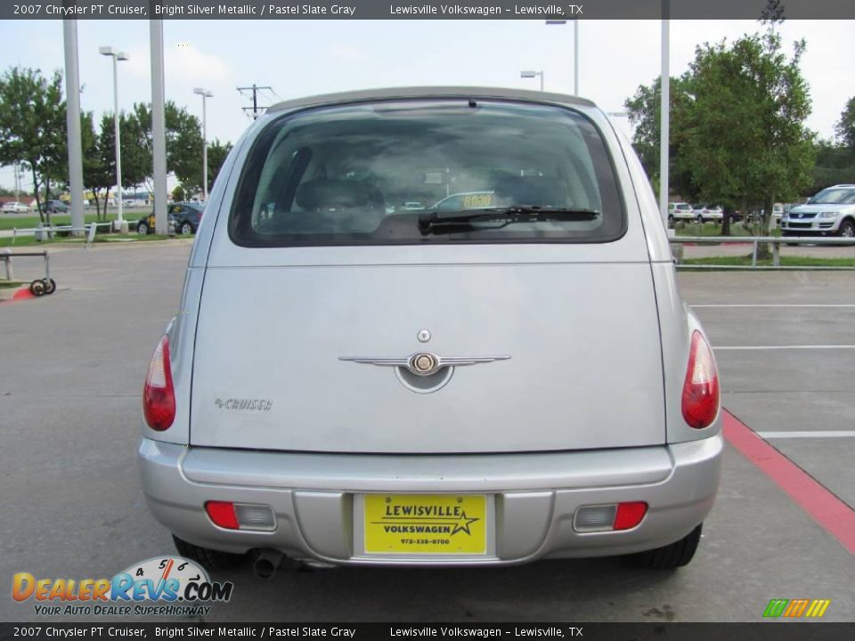 2007 Chrysler PT Cruiser Bright Silver Metallic / Pastel Slate Gray Photo #4