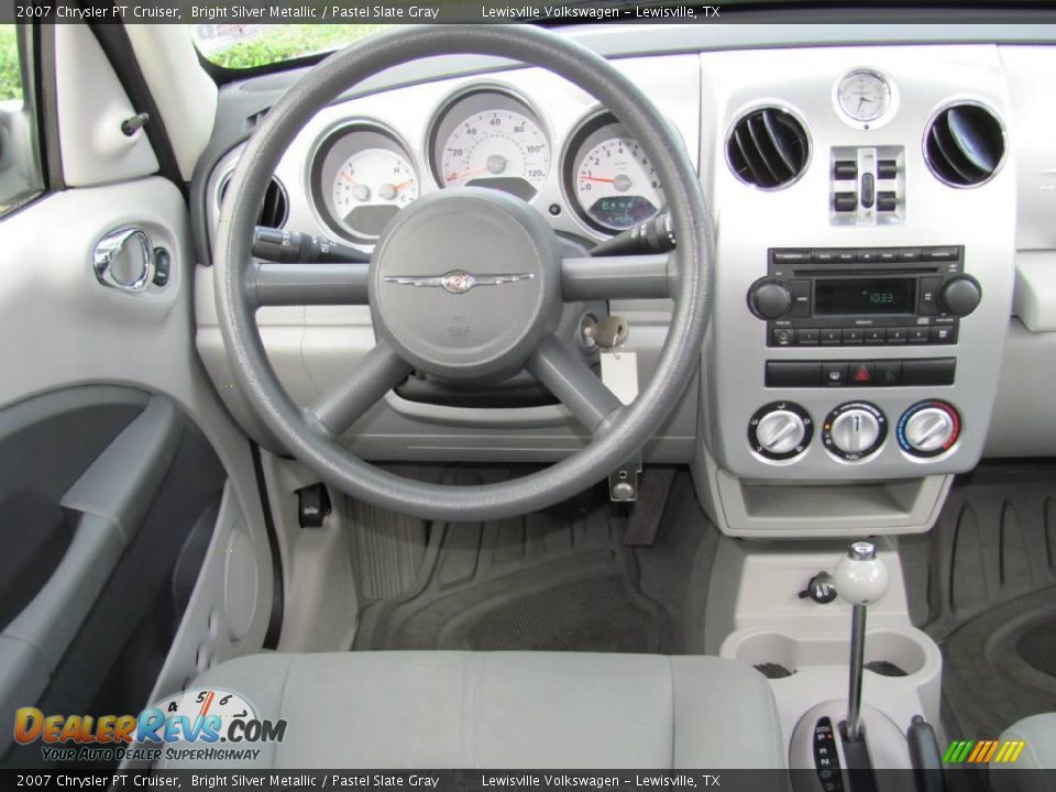 2007 Chrysler PT Cruiser Bright Silver Metallic / Pastel Slate Gray Photo #14