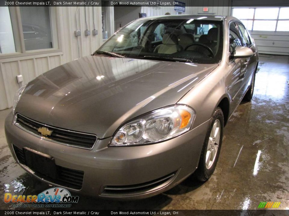 2008 Chevrolet Impala LT Dark Silver Metallic / Gray Photo #2