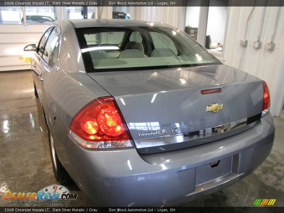 2008 Chevrolet Impala LT Dark Silver Metallic / Gray Photo #4