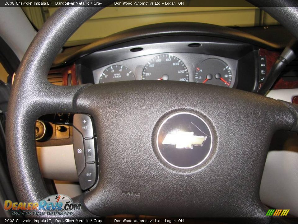 2008 Chevrolet Impala LT Dark Silver Metallic / Gray Photo #9