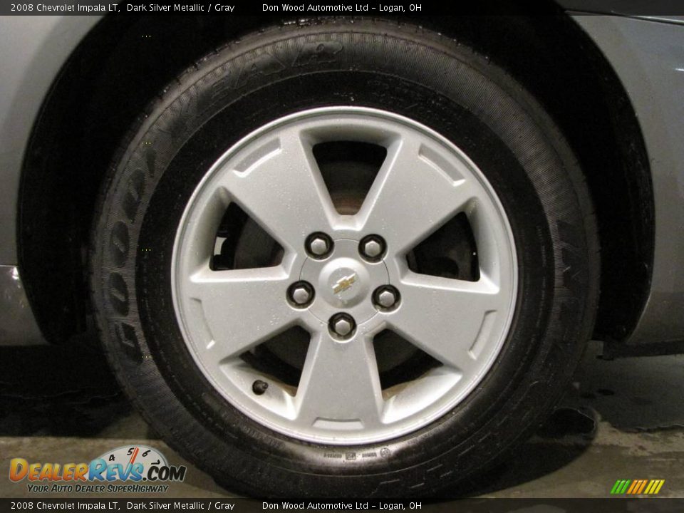 2008 Chevrolet Impala LT Dark Silver Metallic / Gray Photo #18