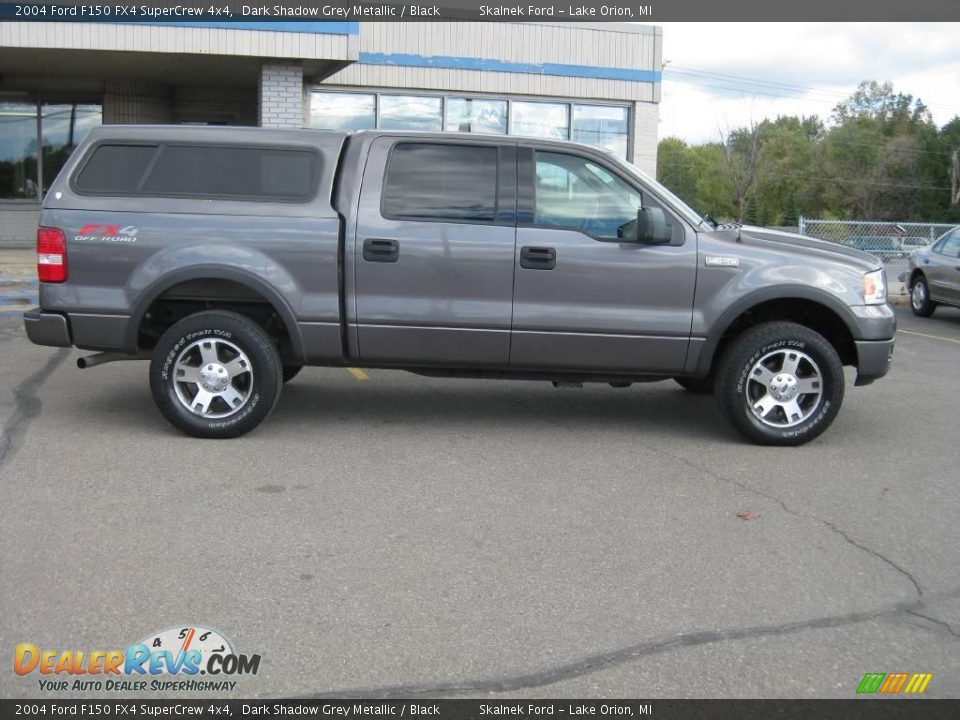 2004 Ford F150 FX4 SuperCrew 4x4 Dark Shadow Grey Metallic / Black Photo #2