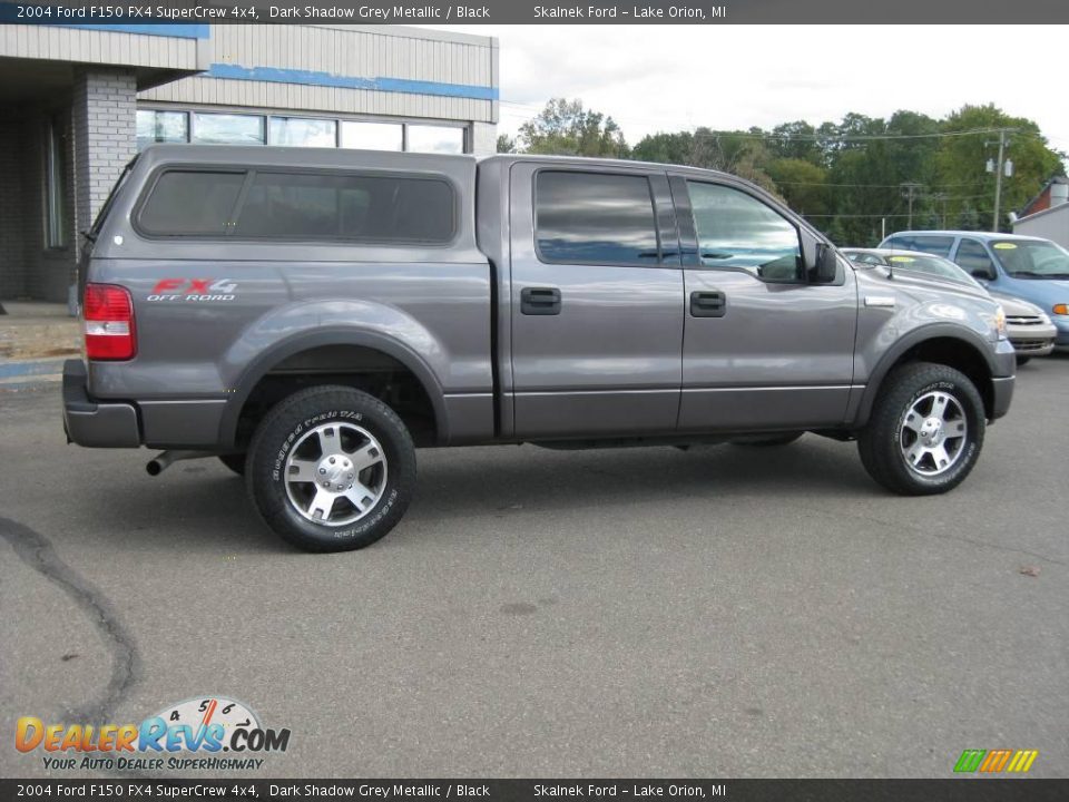 2004 Ford F150 FX4 SuperCrew 4x4 Dark Shadow Grey Metallic / Black Photo #3