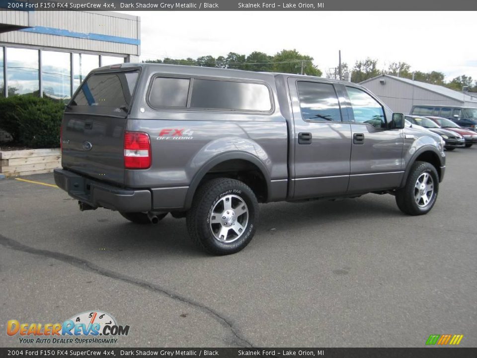 2004 Ford F150 FX4 SuperCrew 4x4 Dark Shadow Grey Metallic / Black Photo #4