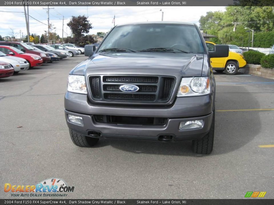 2004 Ford F150 FX4 SuperCrew 4x4 Dark Shadow Grey Metallic / Black Photo #13