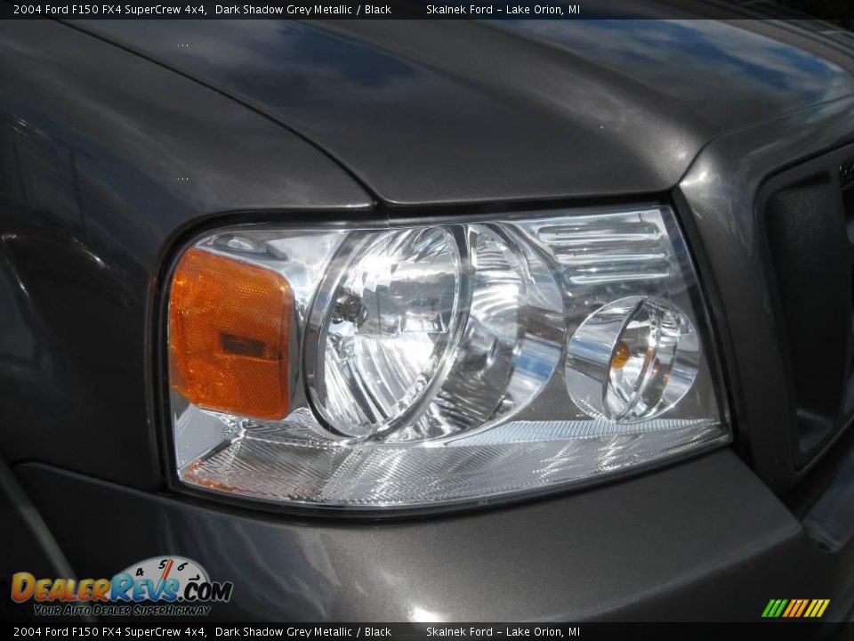 2004 Ford F150 FX4 SuperCrew 4x4 Dark Shadow Grey Metallic / Black Photo #17