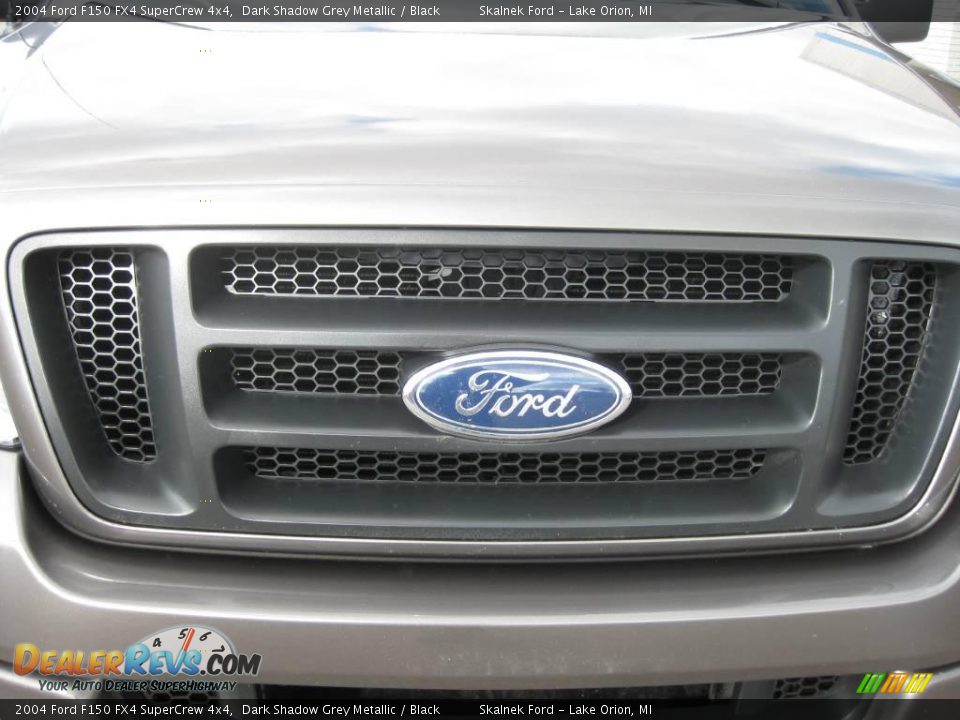 2004 Ford F150 FX4 SuperCrew 4x4 Dark Shadow Grey Metallic / Black Photo #18