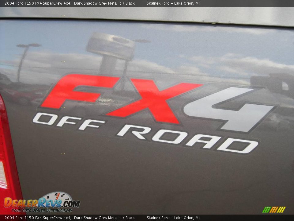 2004 Ford F150 FX4 SuperCrew 4x4 Dark Shadow Grey Metallic / Black Photo #20