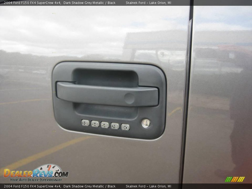 2004 Ford F150 FX4 SuperCrew 4x4 Dark Shadow Grey Metallic / Black Photo #23