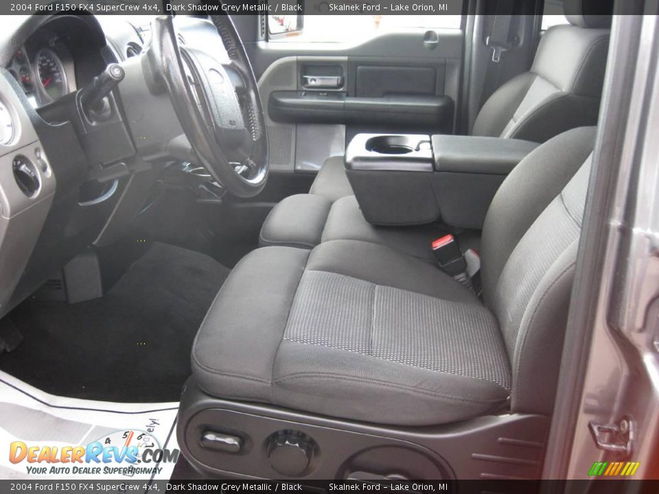 2004 Ford F150 FX4 SuperCrew 4x4 Dark Shadow Grey Metallic / Black Photo #25