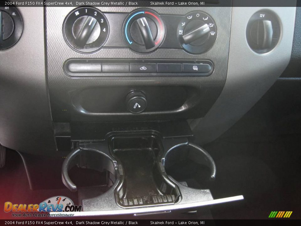 2004 Ford F150 FX4 SuperCrew 4x4 Dark Shadow Grey Metallic / Black Photo #33