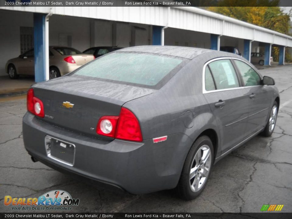 2009 Chevrolet Malibu LT Sedan Dark Gray Metallic / Ebony Photo #2