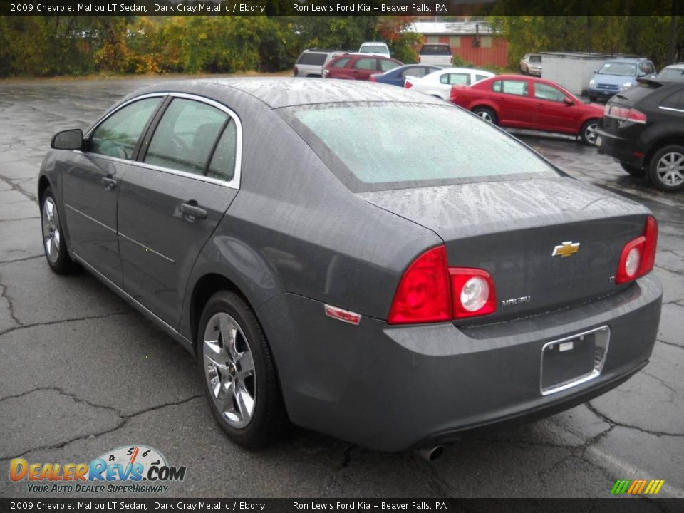 2009 Chevrolet Malibu LT Sedan Dark Gray Metallic / Ebony Photo #4