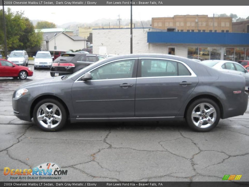 2009 Chevrolet Malibu LT Sedan Dark Gray Metallic / Ebony Photo #5