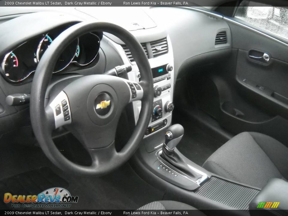 2009 Chevrolet Malibu LT Sedan Dark Gray Metallic / Ebony Photo #7
