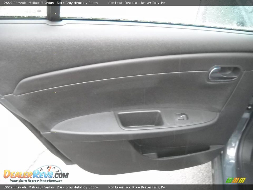 2009 Chevrolet Malibu LT Sedan Dark Gray Metallic / Ebony Photo #10
