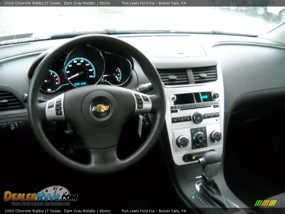 2009 Chevrolet Malibu LT Sedan Dark Gray Metallic / Ebony Photo #11