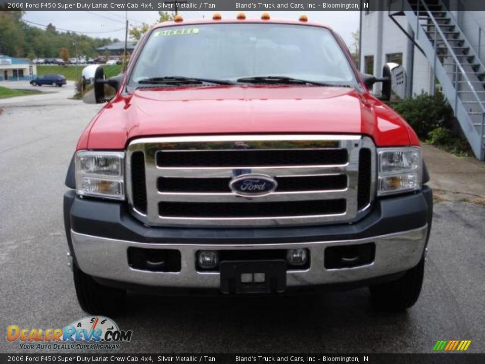 2006 Ford F450 Super Duty Lariat Crew Cab 4x4 Silver Metallic / Tan Photo #6