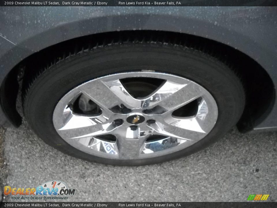 2009 Chevrolet Malibu LT Sedan Dark Gray Metallic / Ebony Photo #16