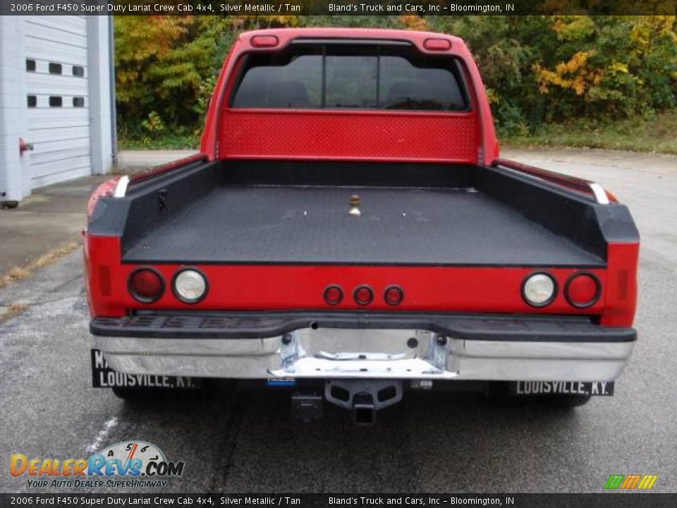 2006 Ford F450 Super Duty Lariat Crew Cab 4x4 Silver Metallic / Tan Photo #7
