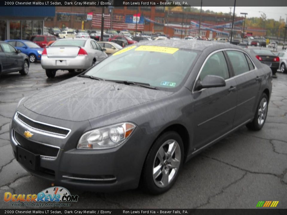 2009 Chevrolet Malibu LT Sedan Dark Gray Metallic / Ebony Photo #18