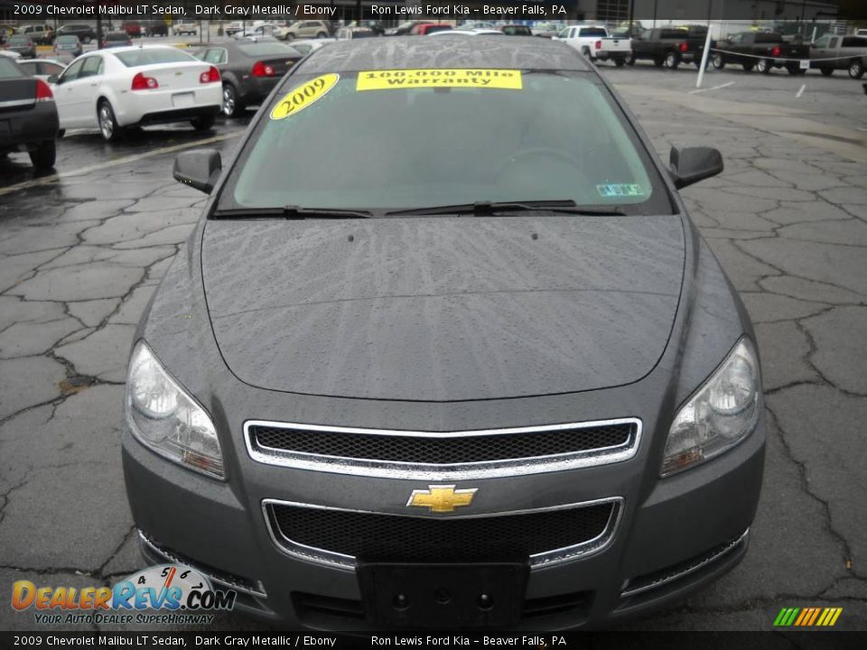 2009 Chevrolet Malibu LT Sedan Dark Gray Metallic / Ebony Photo #19