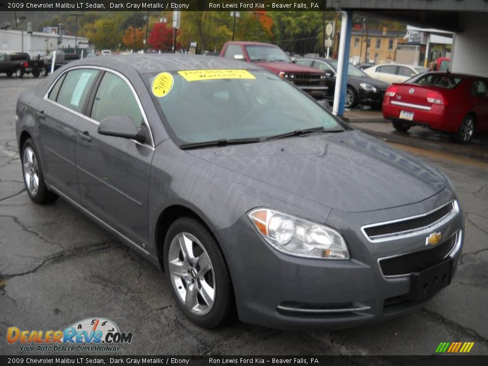 2009 Chevrolet Malibu LT Sedan Dark Gray Metallic / Ebony Photo #20