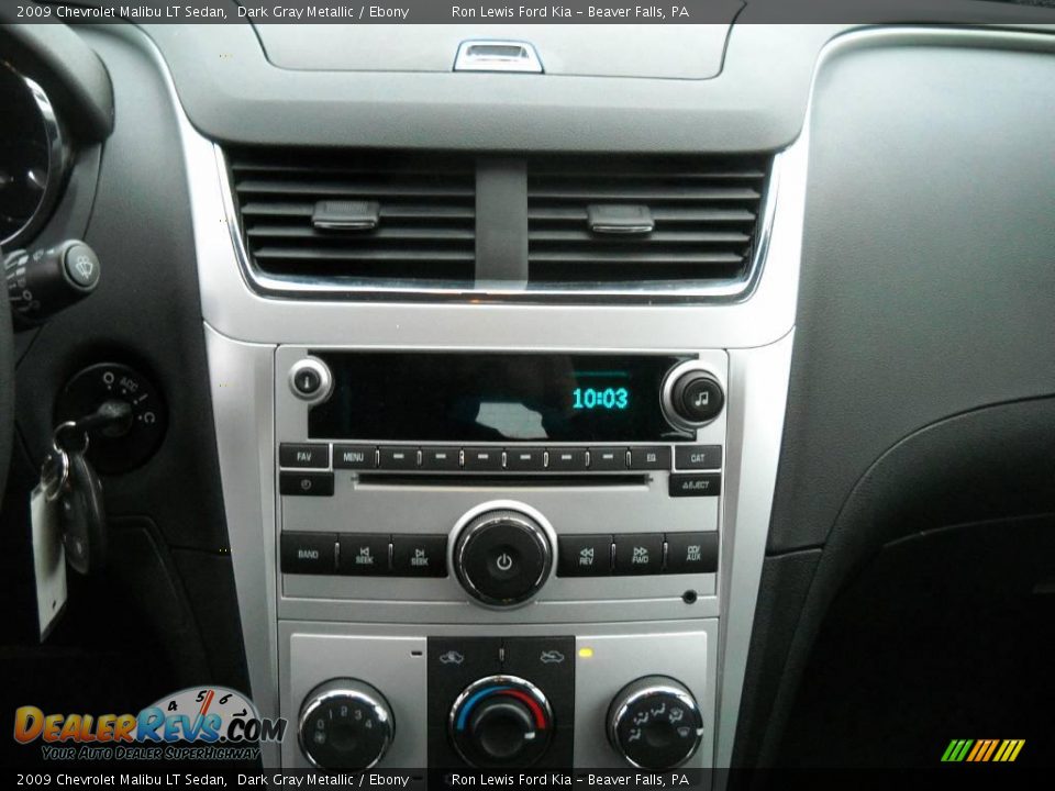 2009 Chevrolet Malibu LT Sedan Dark Gray Metallic / Ebony Photo #22