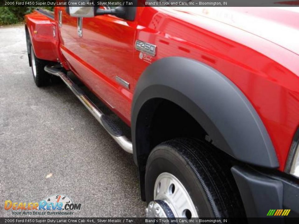 2006 Ford F450 Super Duty Lariat Crew Cab 4x4 Silver Metallic / Tan Photo #23