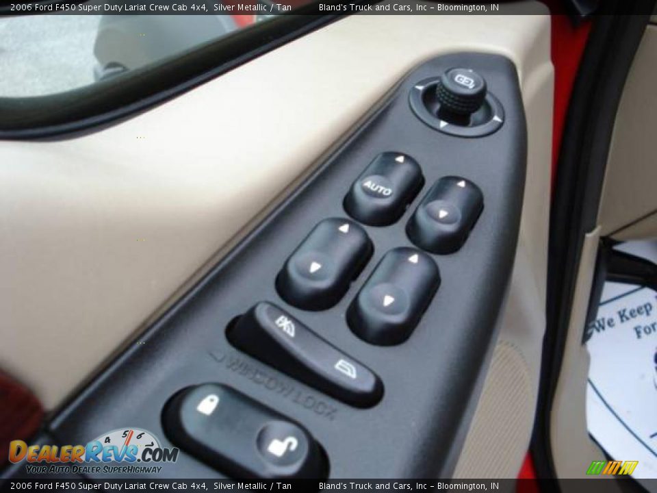 2006 Ford F450 Super Duty Lariat Crew Cab 4x4 Silver Metallic / Tan Photo #27
