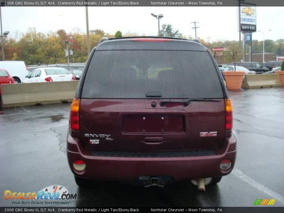 2006 GMC Envoy XL SLT 4x4 Cranberry Red Metallic / Light Tan/Ebony Black Photo #4