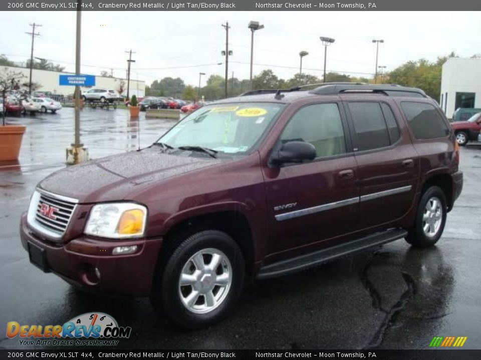2006 GMC Envoy XL SLT 4x4 Cranberry Red Metallic / Light Tan/Ebony Black Photo #7