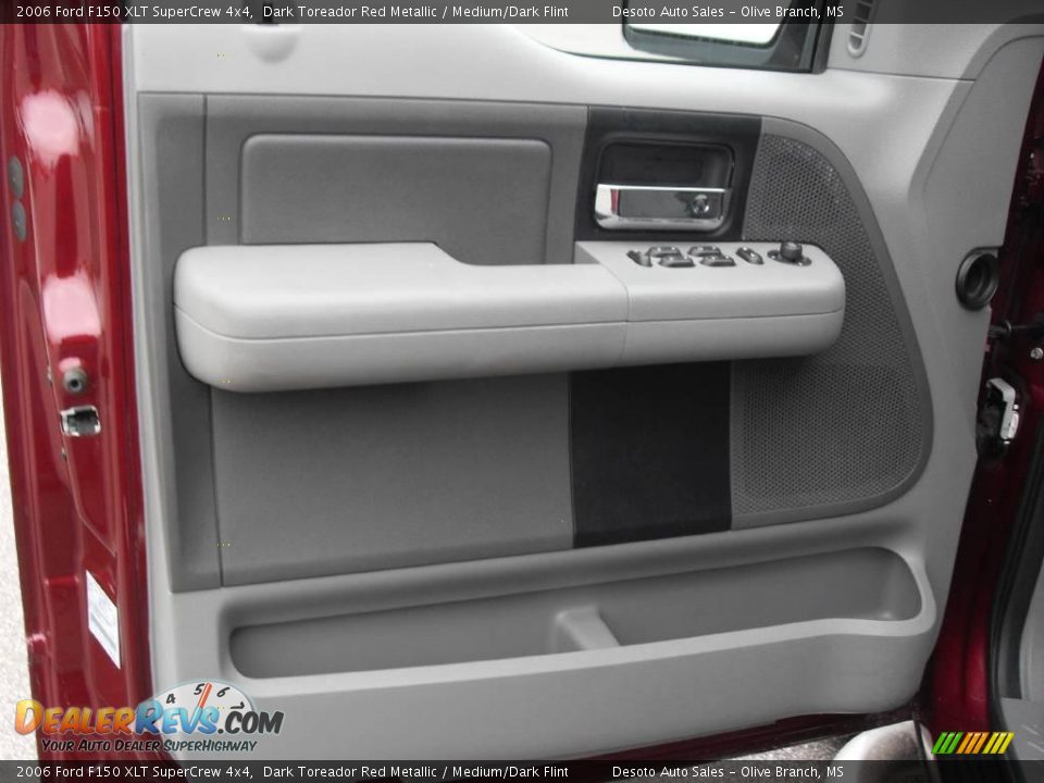 2006 Ford F150 XLT SuperCrew 4x4 Dark Toreador Red Metallic / Medium/Dark Flint Photo #13