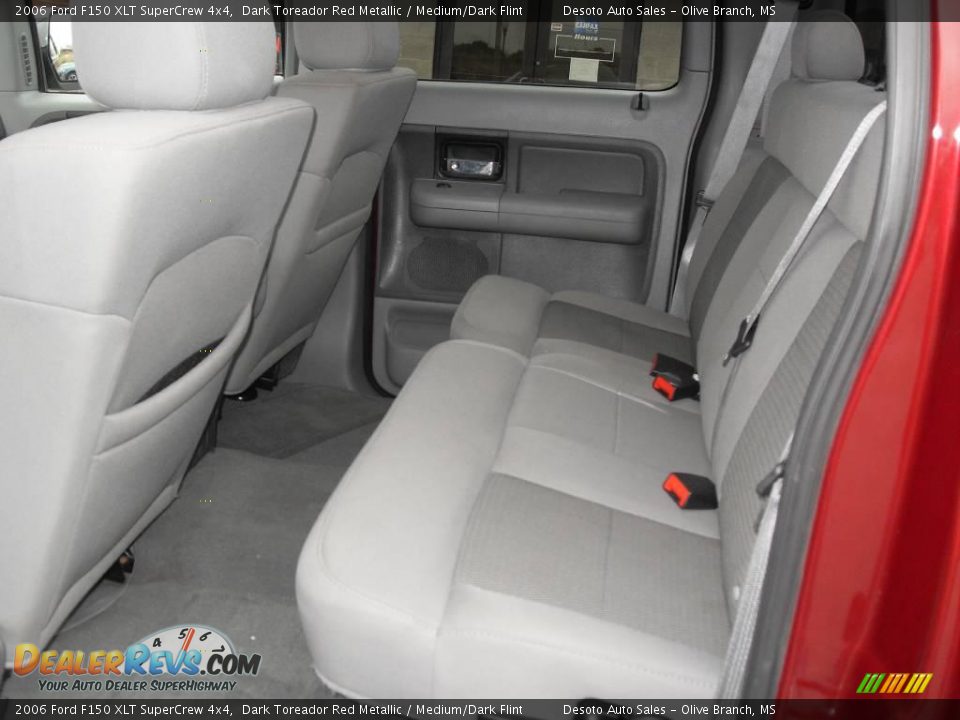2006 Ford F150 XLT SuperCrew 4x4 Dark Toreador Red Metallic / Medium/Dark Flint Photo #15